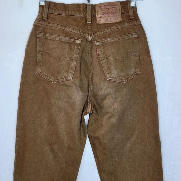 Vintage Levi's 512 Slim Fit Tapered Leg Jeans Size Medium - Picture 9 of 12